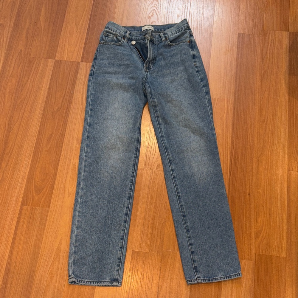 Classic Straight-Leg Blue Jeans
